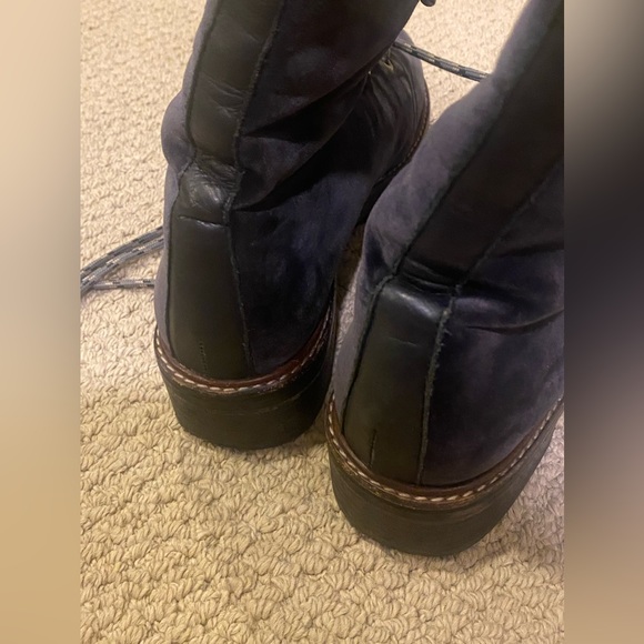 Stuart Weitzman Metermaid Boot Emerald Velvet size 10great condition heeled boot - Picture 3 of 10